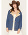 Image #1 - Wrangler Women's Faux Fur Wrange Coat, Medium Wash, hi-res