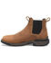 Image #2 - Double H Men's 5" Western Work Boots - Composite Toe, Medium Brown, hi-res