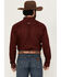 Image #4 - Ariat Men's Burgundy Team Logo Solid Twill Long Sleeve Western Shirt, Multi, hi-res