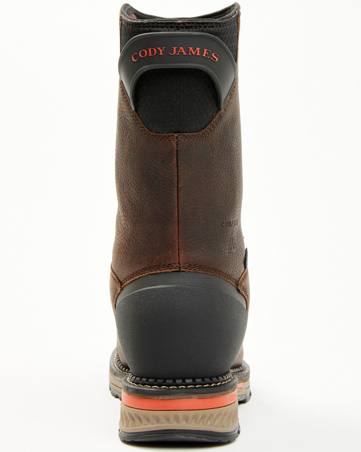 Image #5 - Cody James Men's 11.5" Pull-On Insulated Work Boots - Composite Toe, Brown, hi-res