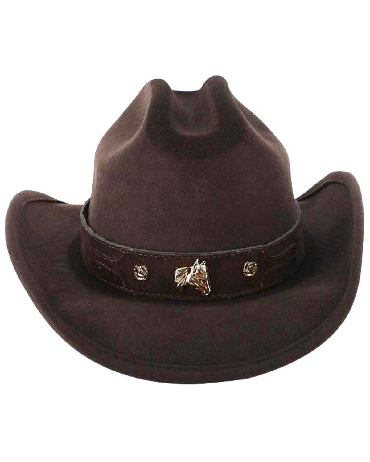 Image #3 - Cody James Kids' Monte Carlo Horsing Around Wool Felt Cowboy Hat, Chocolate, hi-res