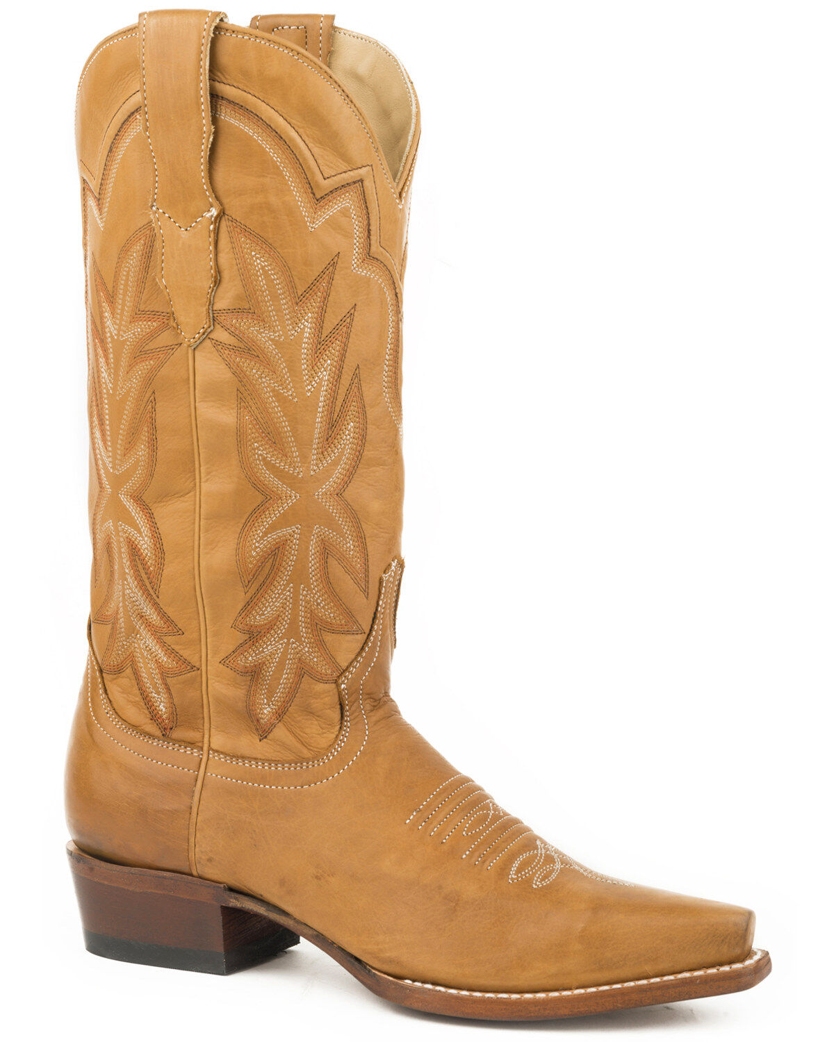 Image #1 - Stetson Women's Tan Casey Leather Boots - Snip Toe, Brown, hi-res