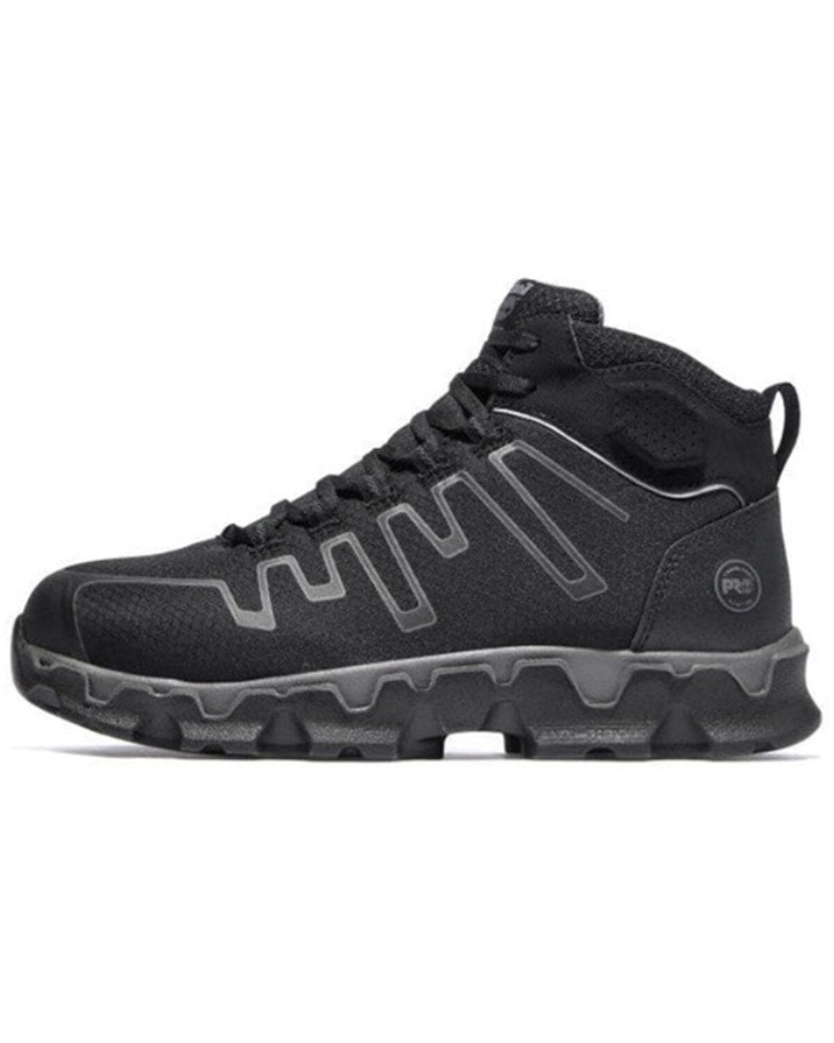 Image #3 - Timberland Pro Men's Powertrain Sport Work Shoes - Alloy Toe, Black, hi-res