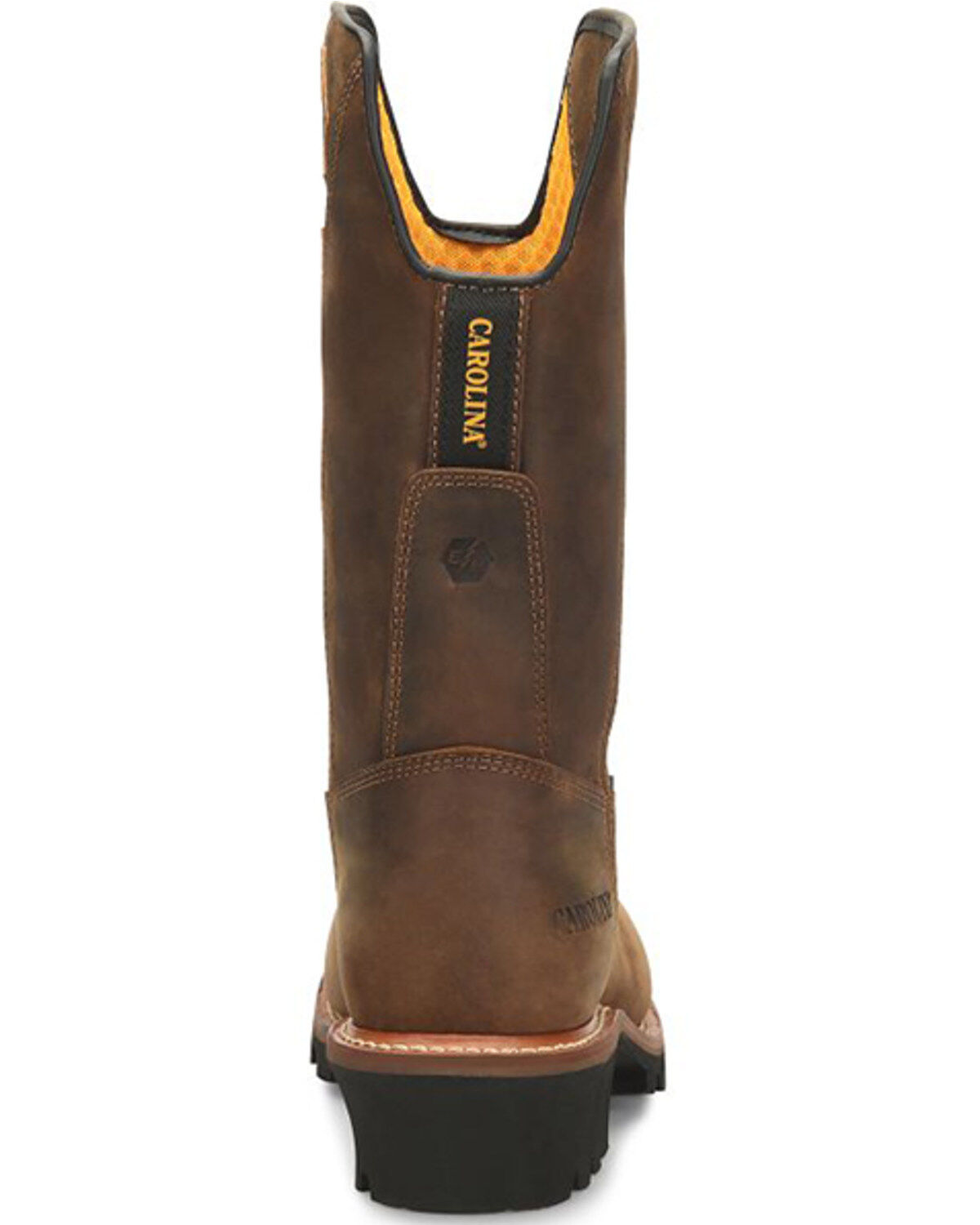 Image #5 - Carolina Men's 12" Coppice Wellington Waterproof Logger Work Boots - Composite Toe, Brown, hi-res