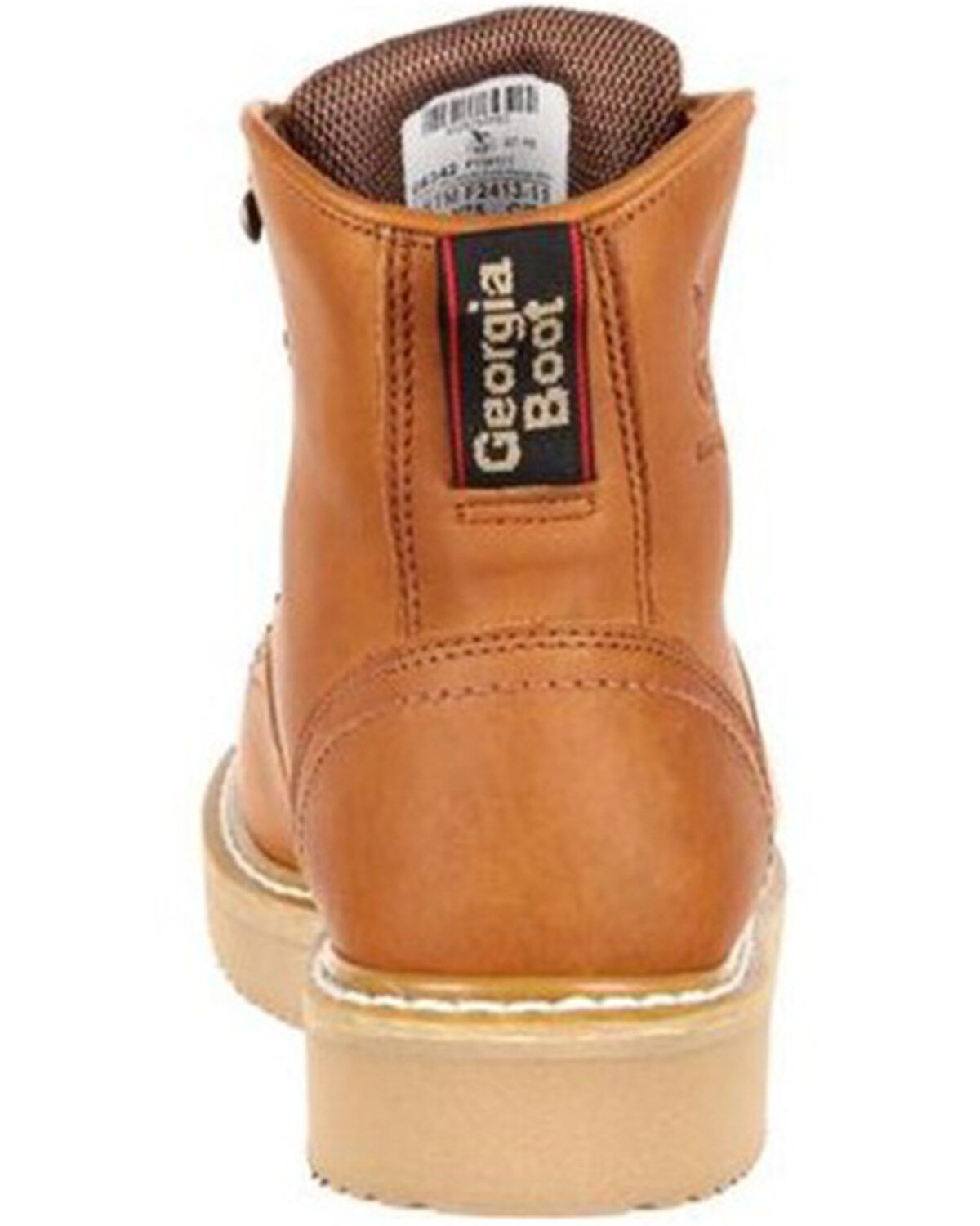 Image #5 - Georgia Men's Wedge Work Boots, Gold, hi-res