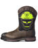 Image #2 - Ariat Men's VentTEK WorkHog&reg; Skull Western Work Boots - Carbon Toe, Brown, hi-res