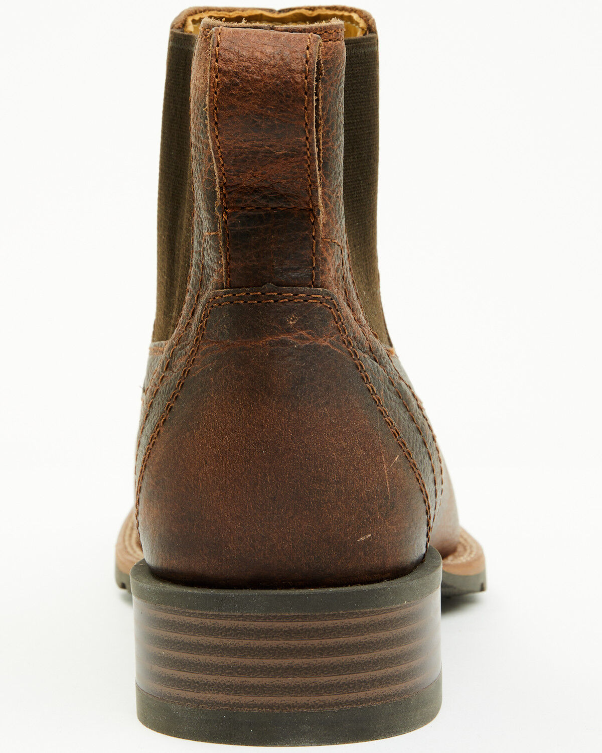 Image #5 - Cody James Men's Ranger Chelsea Boots - Broad Square Toe, Brown, hi-res