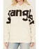 Image #3 - Wrangler Retro Women's Large Logo Hoodie, Cream, hi-res