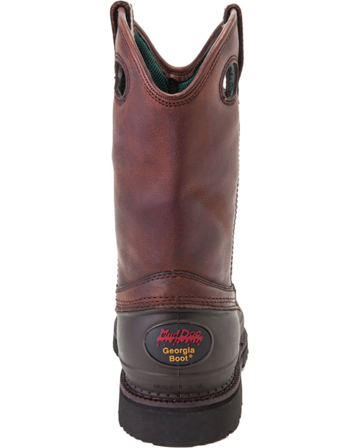 Image #8 - Georgia Men's Muddog Steel Toe Comfort Core Work Boots, Brown, hi-res