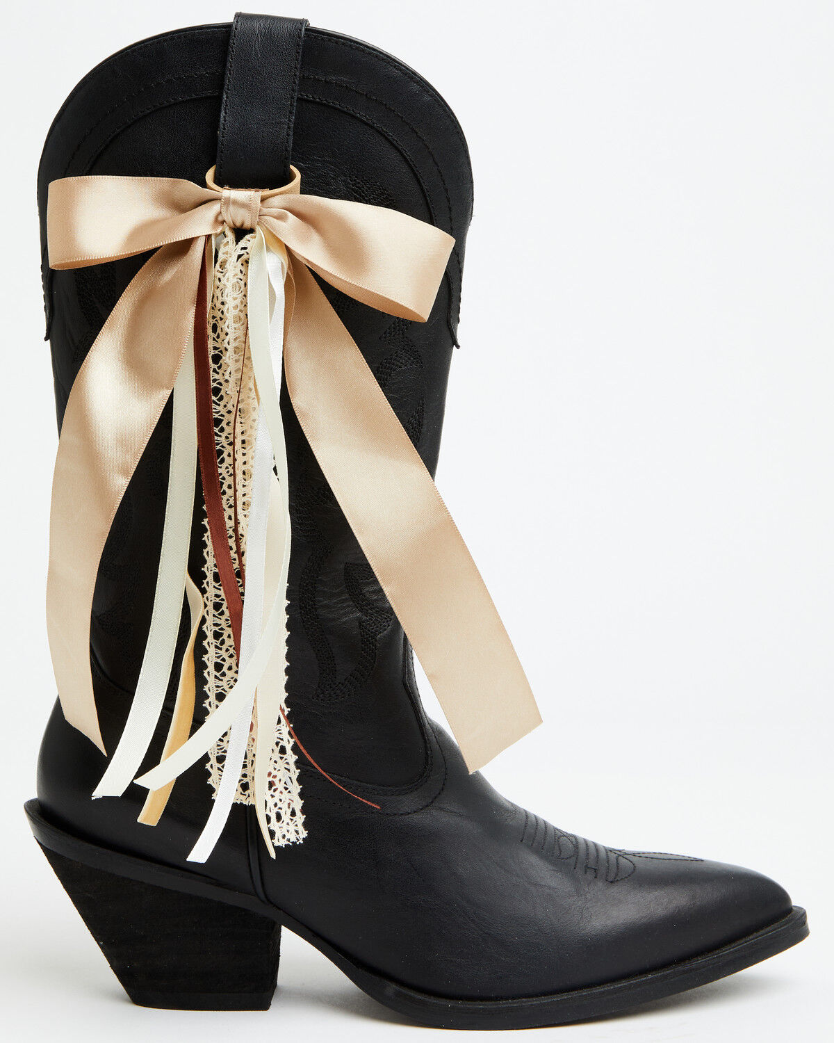 Image #1 - Shyanne Women's Crochet Boot Bows - 2 Piece, Brown, hi-res