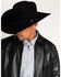 Image #5 - Cody James&reg; Men's Denton 3X Low Cattleman 4" Pro Rodeo Wool Hat, Black, hi-res