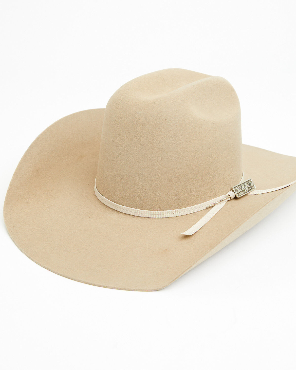 Image #1 - Seager Chase 4X Wool Felt Cowboy Hat, Stone, hi-res