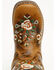 Image #6 - Shyanne Toddler Girls' Little Bitty Masie Western Boots - Broad Square Toe, Brown, hi-res