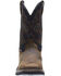 Image #5 - Wolverine Men's Rancher Waterproof Western Work Boots - Soft Toe, Black, hi-res