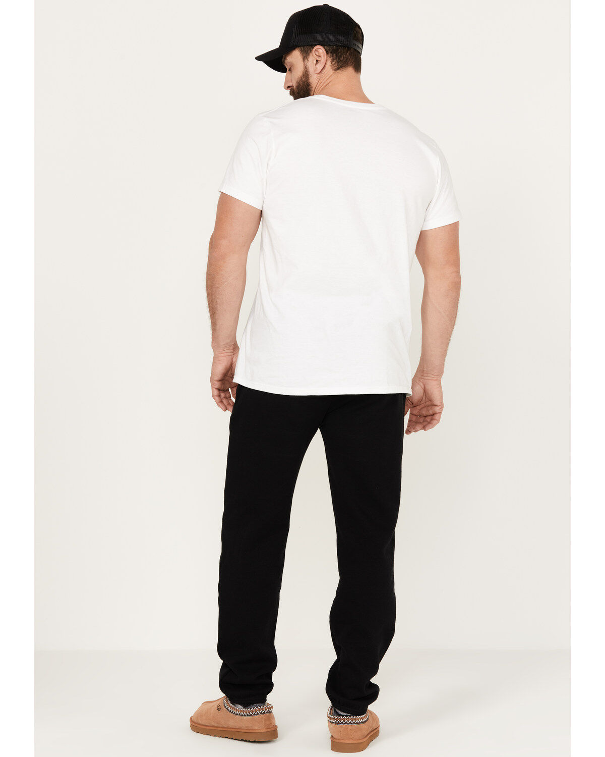 Image #3 - Brixton Men's Alton Line Fleece Jogger, Black, hi-res