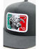 Image #2 - Lazy J Ranch Men's Mexico Flag Elevation Ball Cap, Grey, hi-res