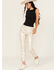 Image #1 - Dear John Women's High Rise Speckled Angora Cropped Pants, Multi, hi-res