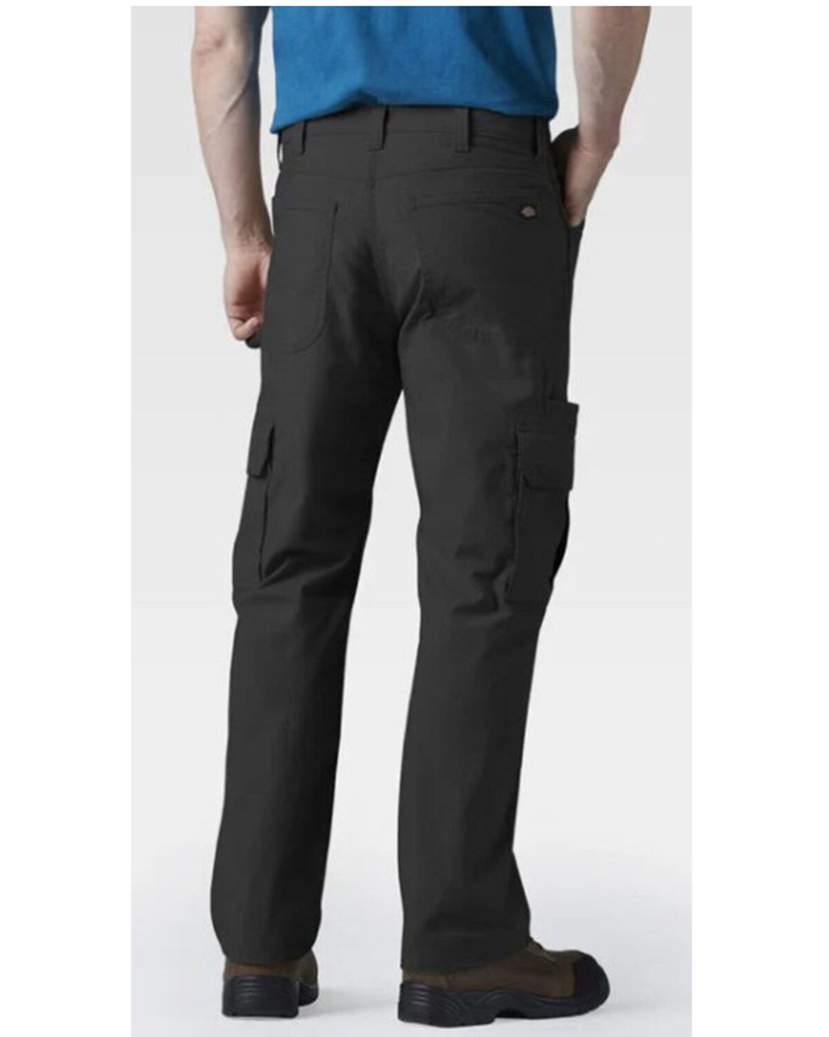 Image #2 - Dickies Men's Black DuraTech Ranger Ripstop Cargo Work Pants, Black, hi-res
