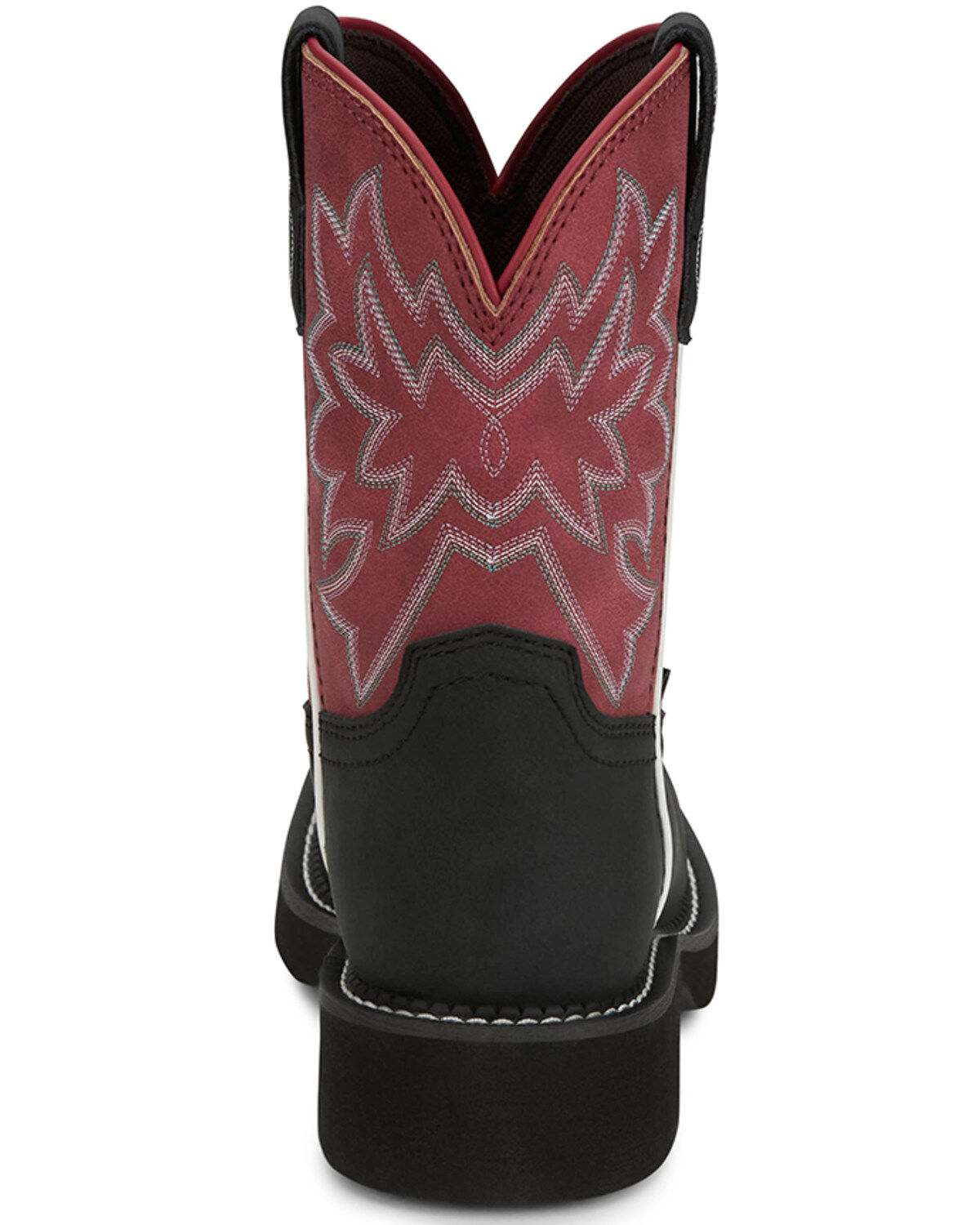 Image #5 - Justin Women's Gypsy Performance Western Boots - Broad Square Toe, Black, hi-res