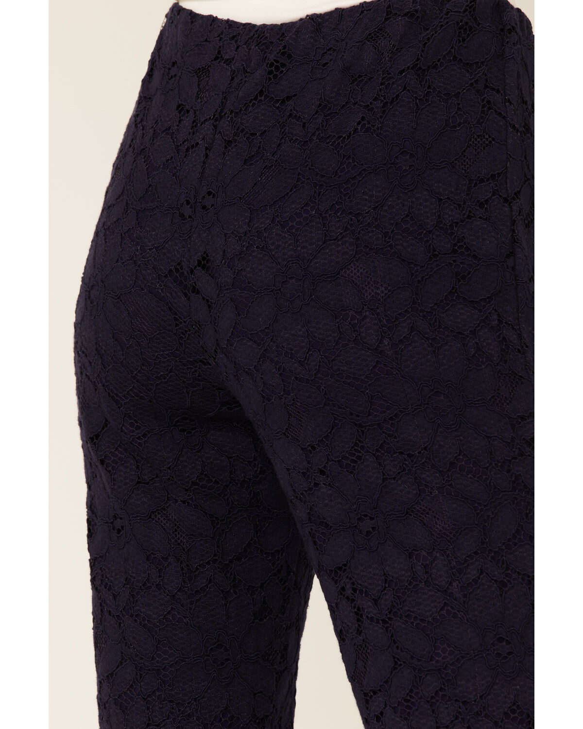 Image #4 - Free People Women's Disco Wild Laces Pull On Flare Pants, Indigo, hi-res