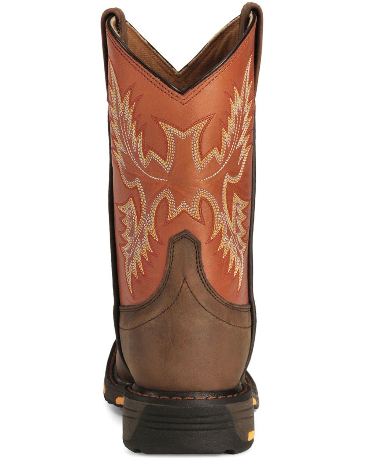 Image #7 - Ariat Boys' Earth WorkHog&reg; Western Boots - Broad Square Toe, Earth, hi-res
