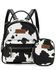 Image #2 - Wrangler Women's Cow Print Mini Backpack, Black, hi-res