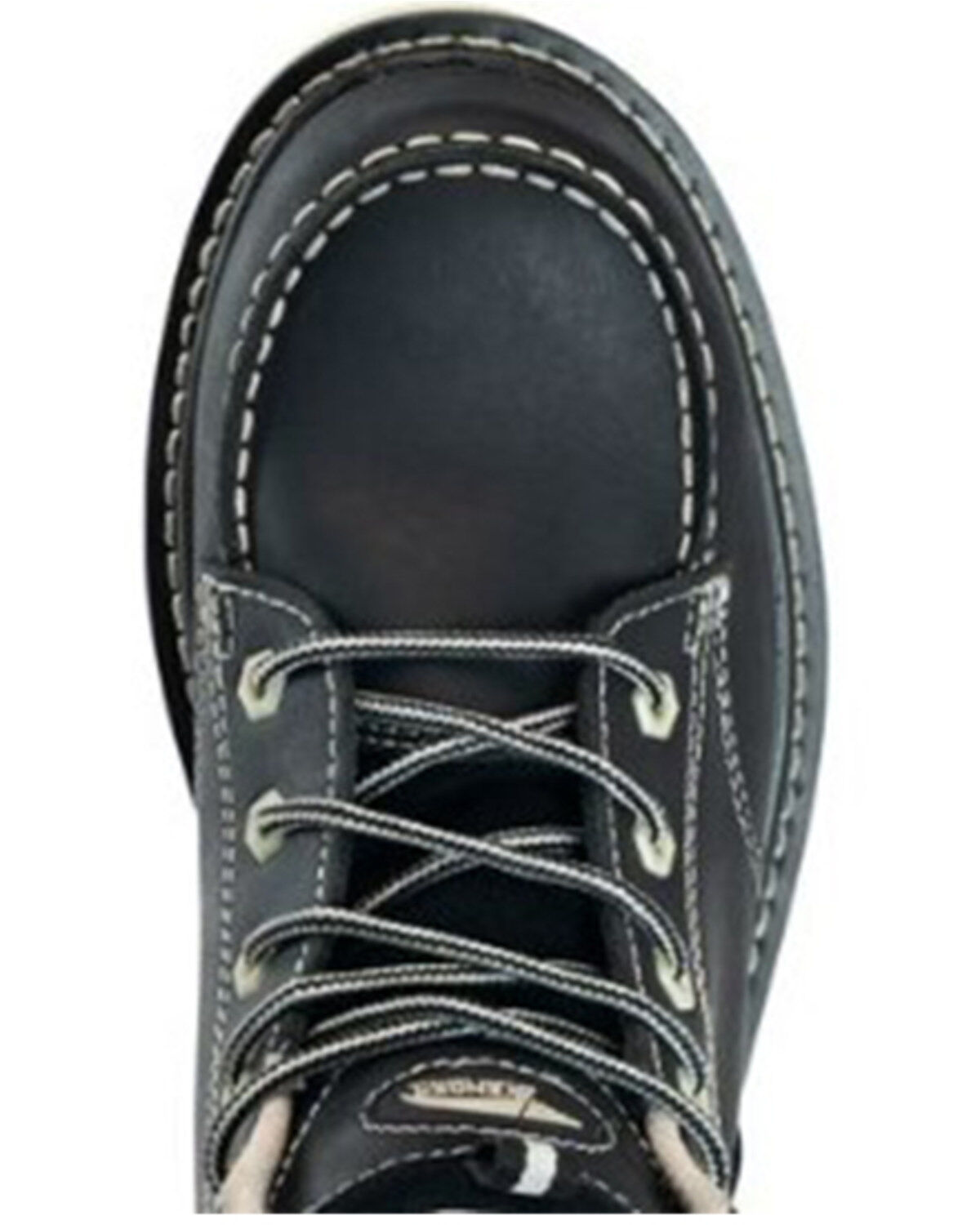 Image #6 - Avenger Women's Mid 6" Lace-Up Waterproof Wedge Work Boots - Composite Toe, Black, hi-res