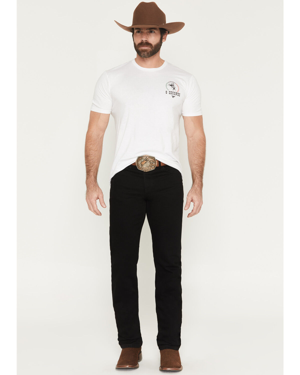 Kimes Ranch Men's James Rigid Straight Denim Jeans, Black, hi-res
