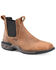 Image #1 - Double H Men's 5" Western Work Boots - Composite Toe, Medium Brown, hi-res