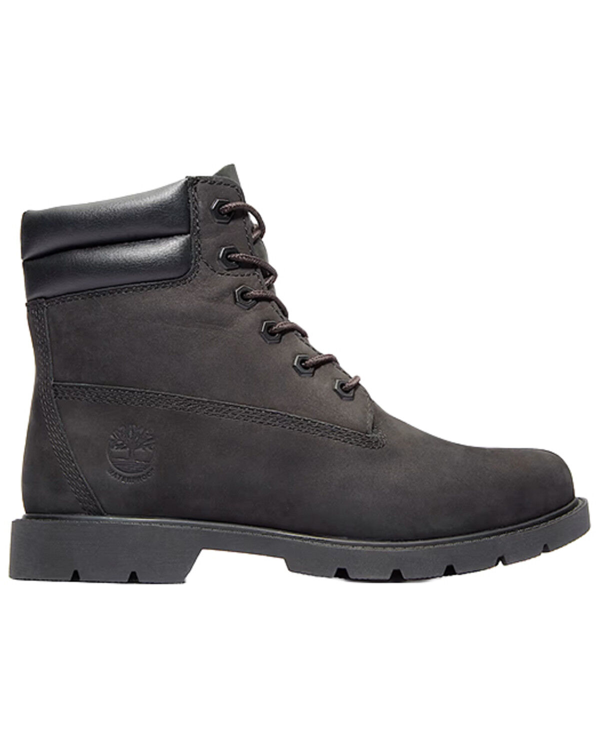 Image #2 - Timberland Women's 6" Linden Woods Waterproof Insulated Work Boots - Soft Toe, Black, hi-res