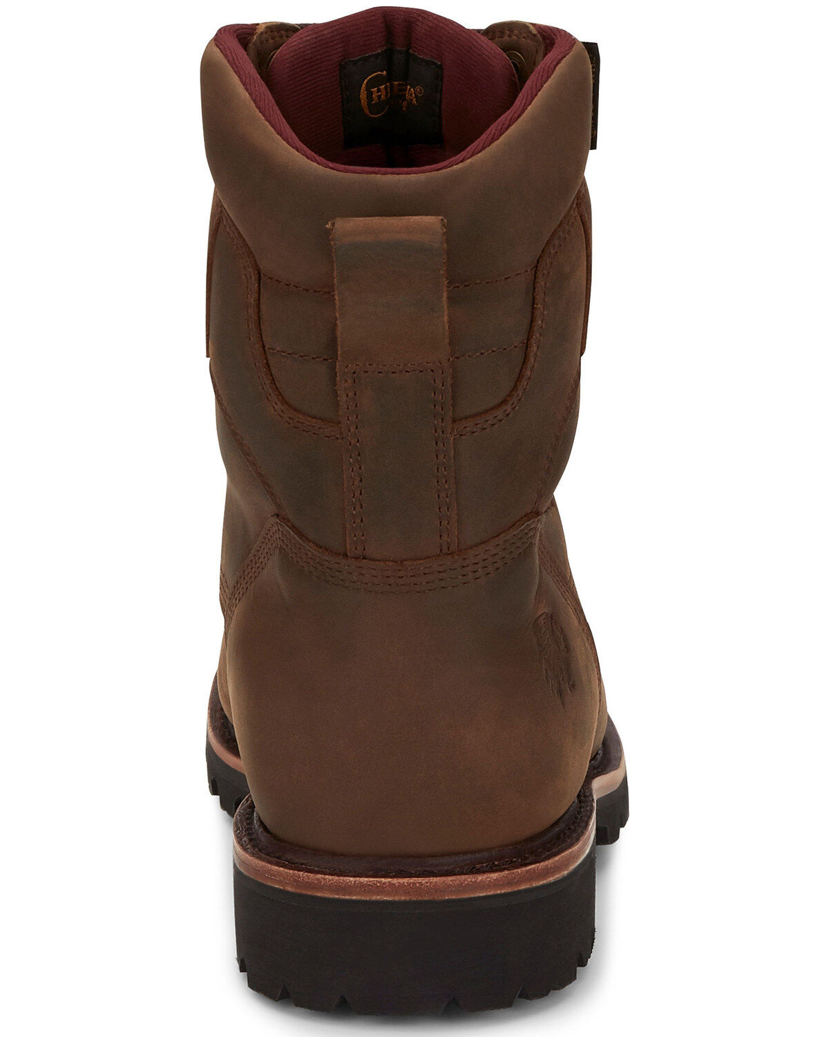Image #3 - Chippewa Men's Waterproof Work Boots - Steel Toe, Brown, hi-res