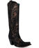 Image #1 - Corral Women's Floral Tall Western Boots - Snip Toe, Gold, hi-res