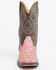 Image #4 - Roper Little Girls' Glitter Southwest Western Boots - Square Toe, Pink, hi-res