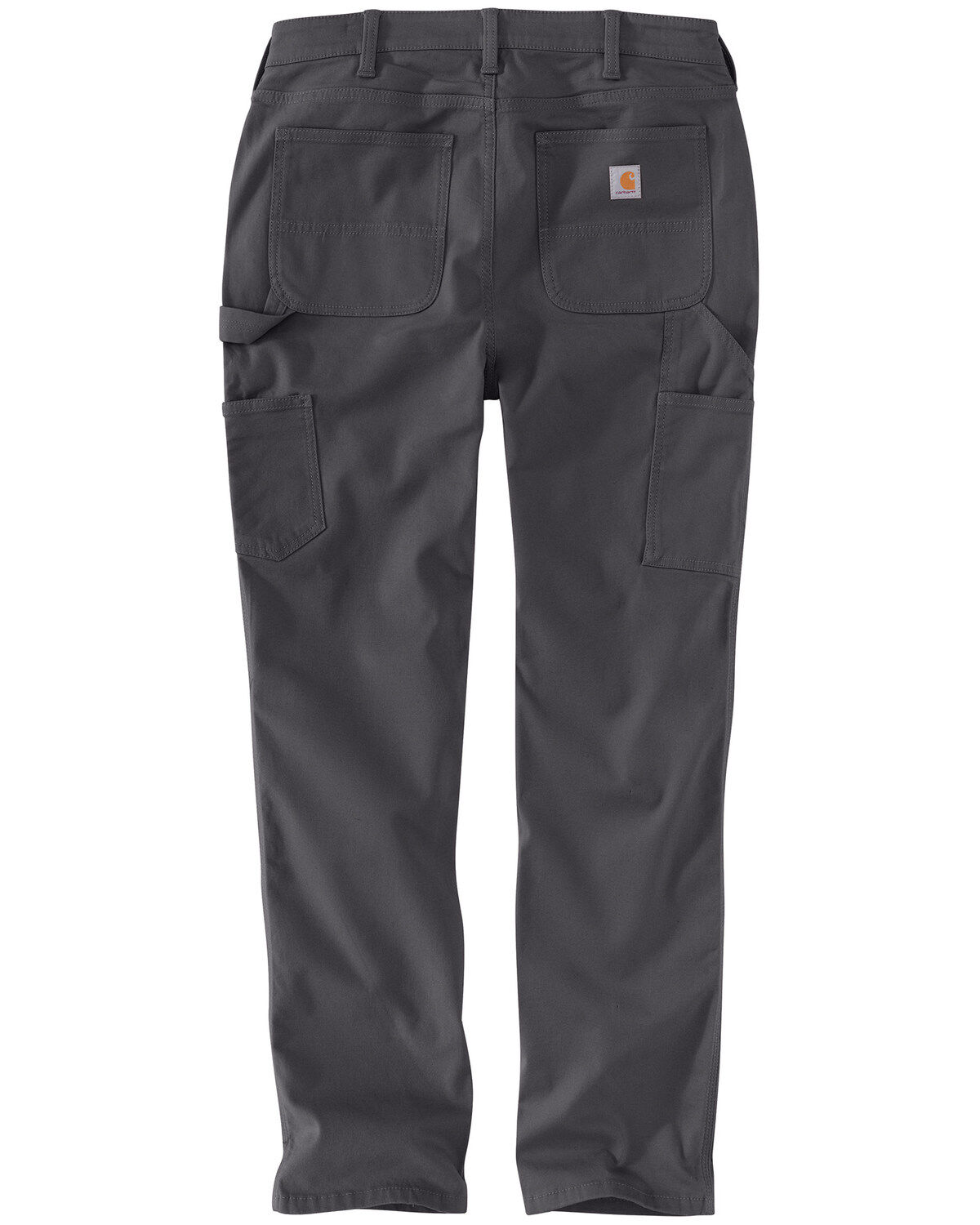 Image #5 - Carhartt Women's Rugged Flex&reg; Relaxed Fit Canvas Stretch Work Pants, Charcoal, hi-res