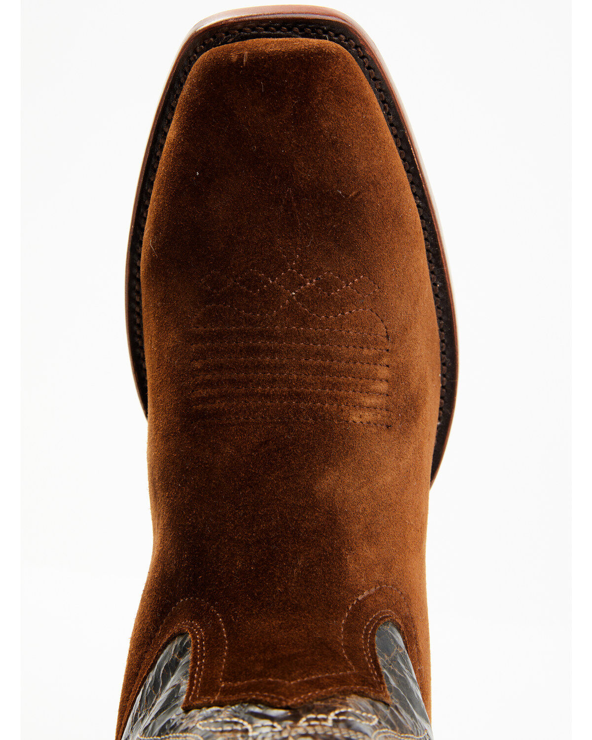Image #6 - Moonshine Spirit&reg; Men's 11" Pancho Roughout Western Boots - Square Toe, Brown, hi-res