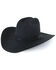 Image #1 - Cody James&reg; Men's Denton 3X Low Cattleman 4" Pro Rodeo Wool Hat, Black, hi-res