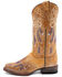 Image #3 - Ferrini Women's Dreamer Western Boots - Square Toe, Tan, hi-res