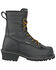 Image #2 - Hoss Men's 8" Cross Cut Waterproof Logger Work Boots - Composite Toe, Black, hi-res