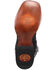 Image #7 - El Dorado Men's Handmade Full Quill Ostrich Stockman Boots - Broad Square Toe, Black, hi-res