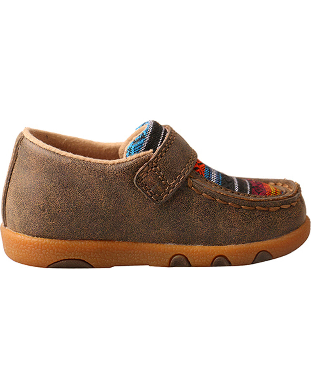 Image #2 - Twisted X Toddler Kid's Driving Mocs, Brown, hi-res