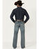 Image #3 - Rock & Roll Denim Men's Boot Barn Exclusive Medium Vintage Wash Relaxed Bootcut Stretch Denim Jeans, Medium Wash, hi-res