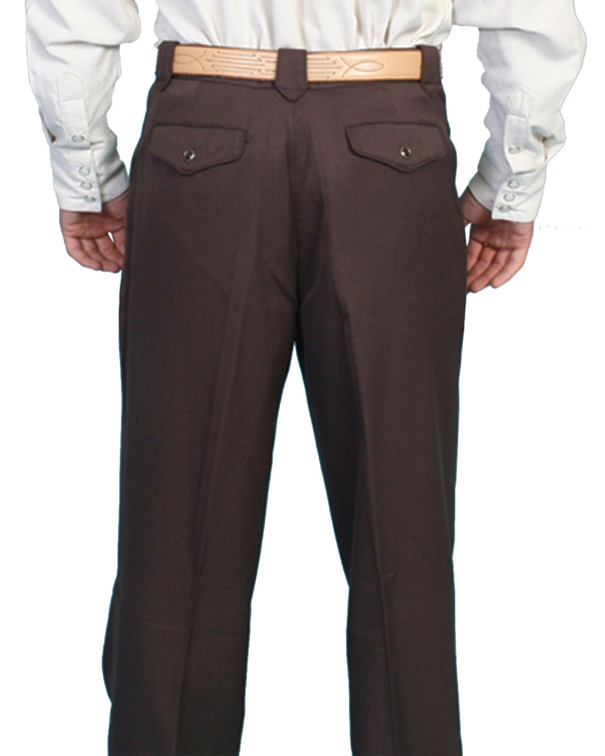 Scully Western Trouser Pants, Brown, hi-res