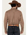 Image #4 - Cody James Men's Adkins Plaid Print Long Sleeve Button-Down Stretch Western Shirt - Tall, Tan, hi-res