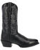 Image #4 - Laredo Men's Embroidered Round Toe Western Boots, Black, hi-res
