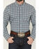 Image #3 - Cody James Men's Bob Plaid Print Long Sleeve Button-Down Western Shirt, Blue, hi-res