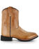 Image #2 - Cody James&reg; Toddler's Showdown Round Toe Western Boots, Tan, hi-res