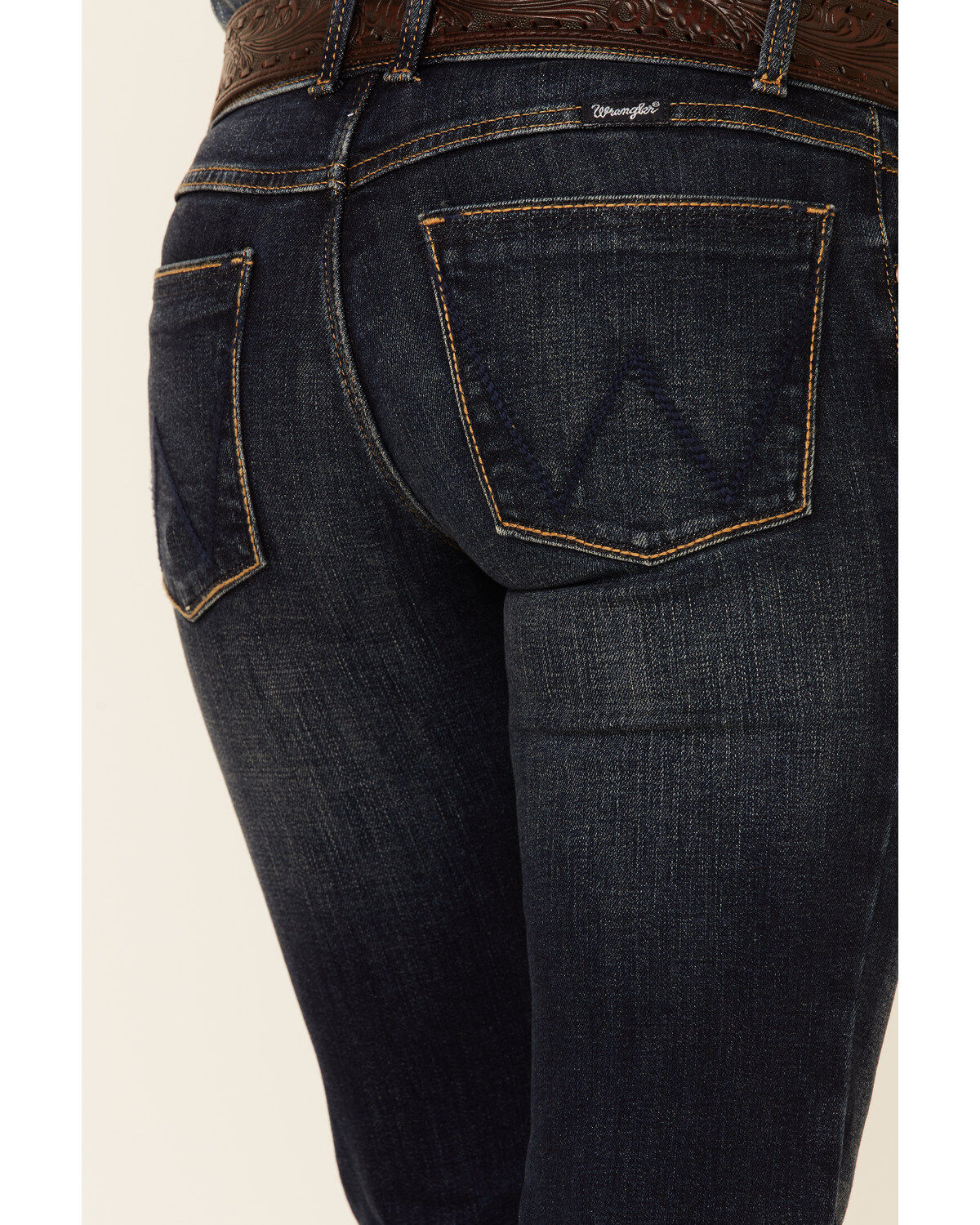 Image #5 - Wrangler Retro Low Rise Women's Dark Wash Sadie Jeans, Indigo, hi-res