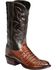 Image #1 - Lucchese Handmade 1883 Caiman Belly Cowboy Boots - Medium Toe, Sienna, hi-res