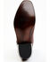 Image #7 - Lucchese Men's Brazos Western Boots - Square Toe, Wine, hi-res