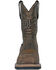 Image #4 - Hoss Men's Rushmore Wellington Western Work Boots - Composite Toe, Brown, hi-res